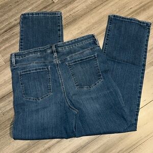 Size 12 / 32 Buffalo David Bitton Alyssa High Rise Straight Leg Stretch Jeans